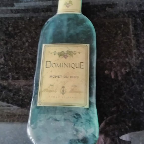 DOMINIQUE MONET DU BOIS 1992 WINE BOTTLE WALL HANGING - Picture 4 of 5